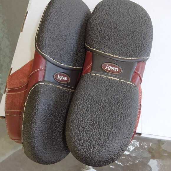 J.gean Brazian leather women's ankle boots side zip padded insole size 7-71/2 US - Picture 8 of 16